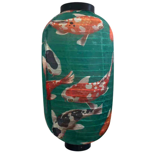lanternes japonaises papier motifs traditionnels blanc rouge bleu vert noir opaques festive
