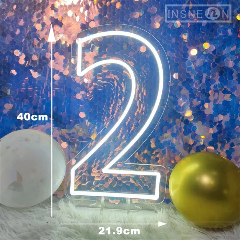 numéros lumineux led blanc transparent moderne minimaliste commutateur usb included kit visserie suspension