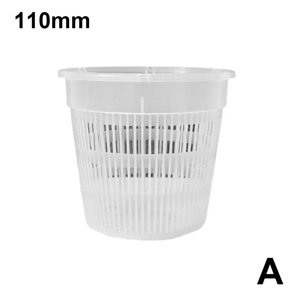 Pot plante transparent moderne grille internes contrôlant racines drainage 11 14 16 19cm