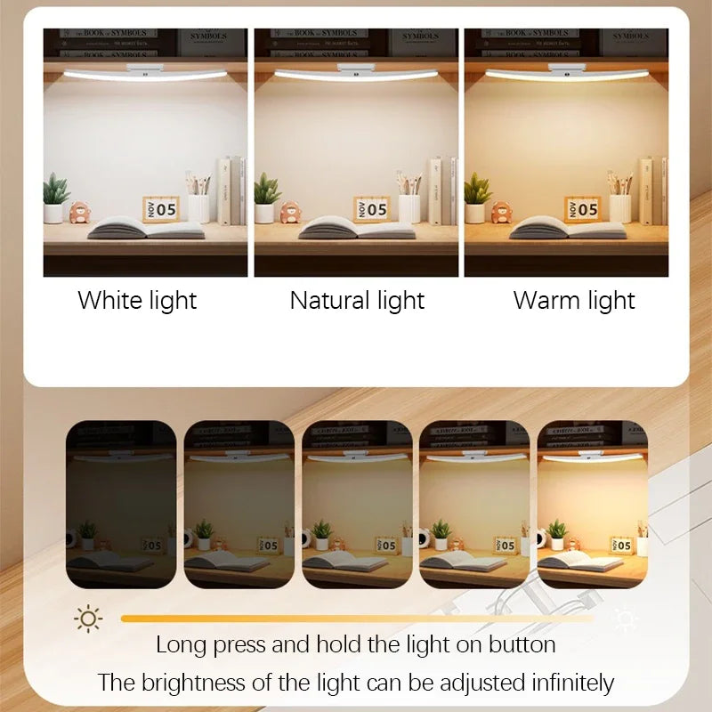 lampe led rechargeable blanc moderne ajustement 120° détachable remote control