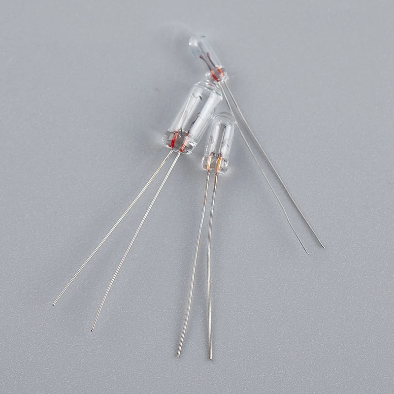 ampoules led transparentes 3mm 4mm 1v 3v 6v 9v 12v 24v classiques sans fixation