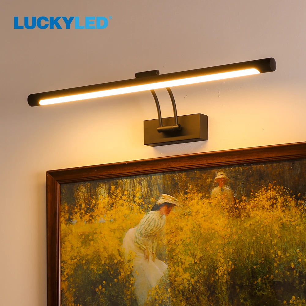 lampe led murale moderne noire acier inoxydable 40cm 56cm 8w 12w 90v 260v