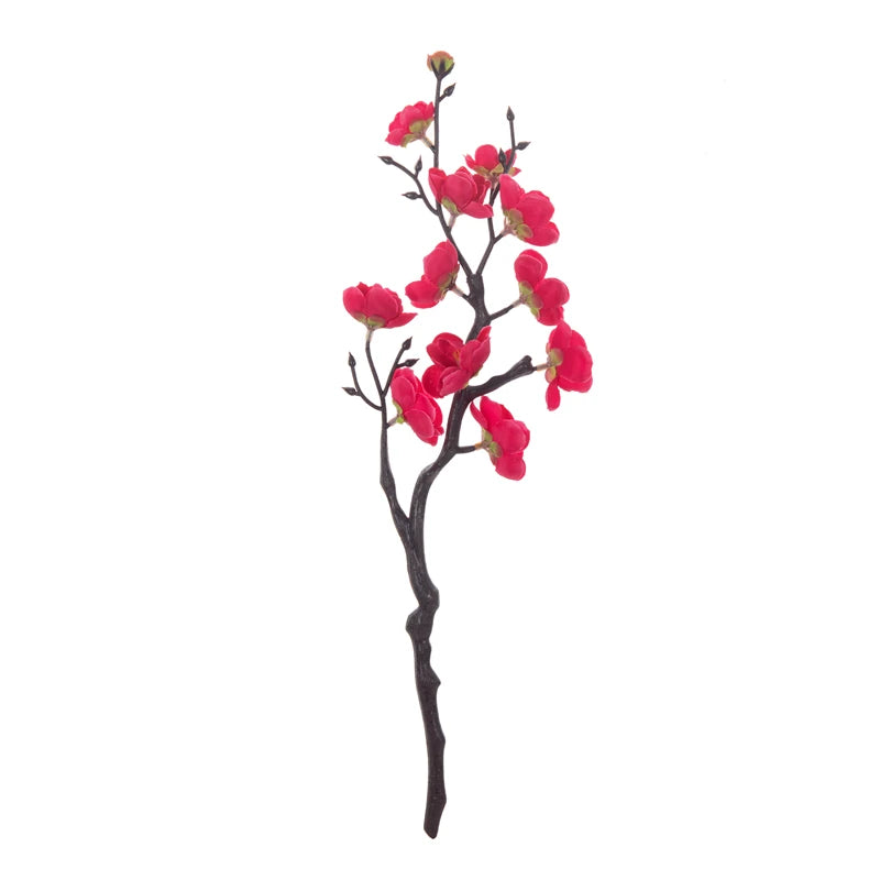 bouquet fleurs artificielles prunier soie maison mariage anniversaire fête baby shower minimalistebranches noires