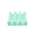 support savon silicone violet gris moderne egouttoir incline blanc vert bleu rose