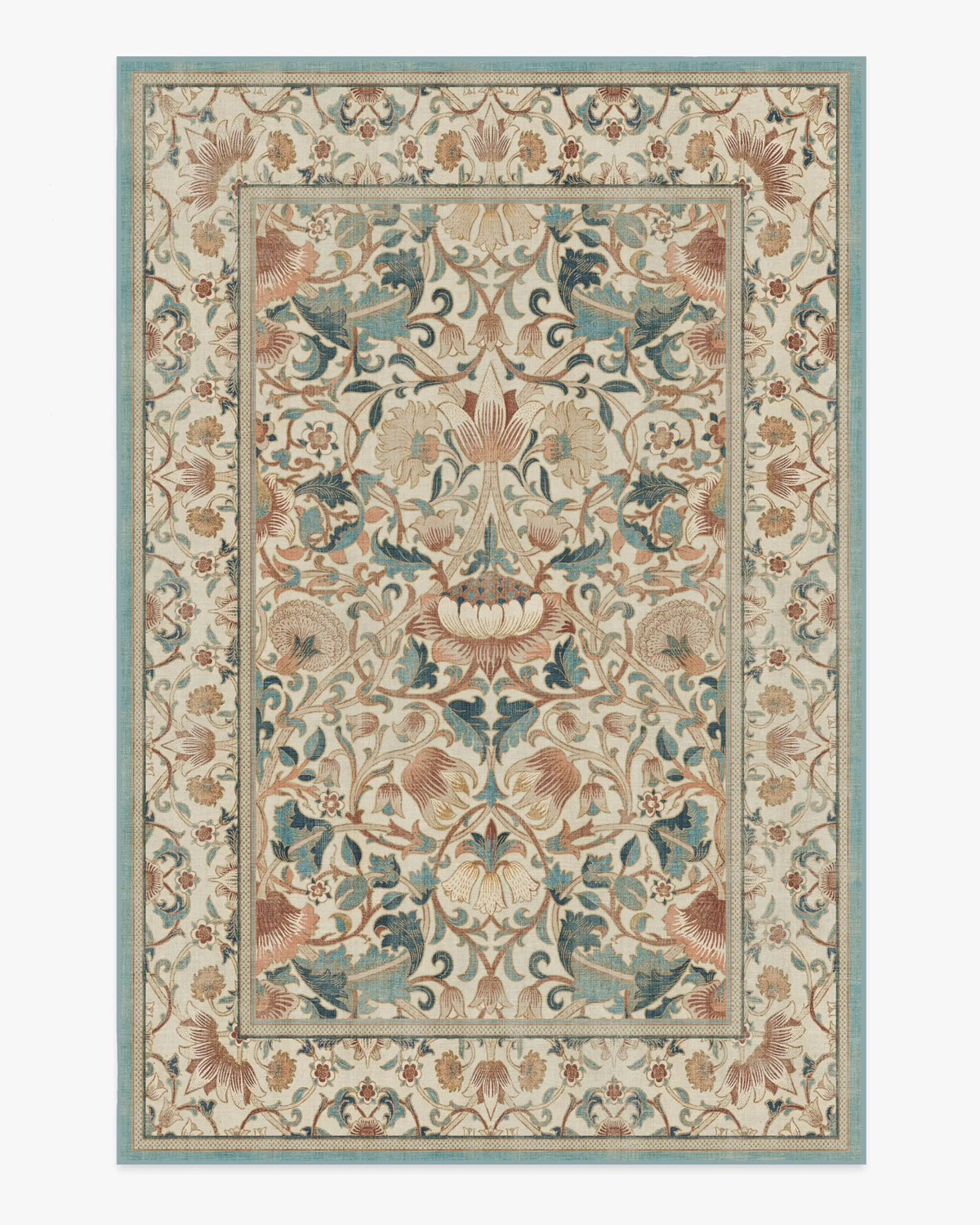 Tapis salon moderne rose texturé vue d'ensemble