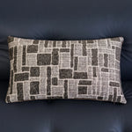 housse coussin géométrique marron nordique velours moderne décoration intérieure pliée automobile