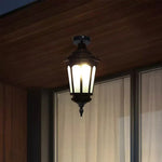 Lampe rue or noir texture métallique classique vintage murale éclairage quotidien