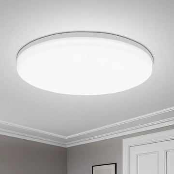 luminaire led plafonnier rond moderne blanc éclairage cuisine chambre salon économique