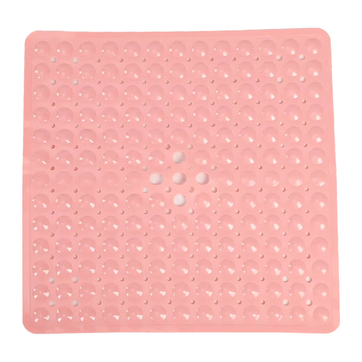 tapis douche moderne perforé drainage anti dérapant salle bain gris clair vert rose suctionolvable
