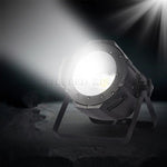 projecteur led noir moderne dmx 300w rgbw 4in1 blanc chaud froid tringles cames