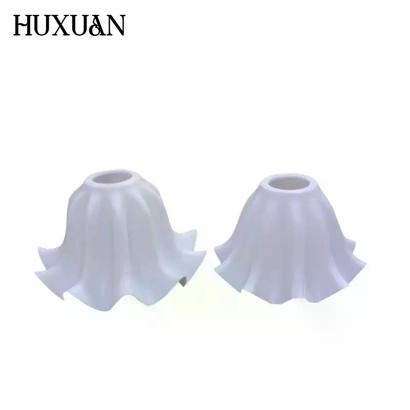 suspension lumineuse moderne blanc fleurs opaques ø102mm ø190mm ø42mm ø166mm abatjour
