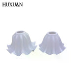 suspension lumineuse moderne blanc fleurs opaques ø102mm ø190mm ø42mm ø166mm abatjour