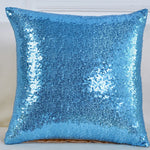 housses coussin paillettes or modernes adhésives polyester 40x40cm decoration maison festive