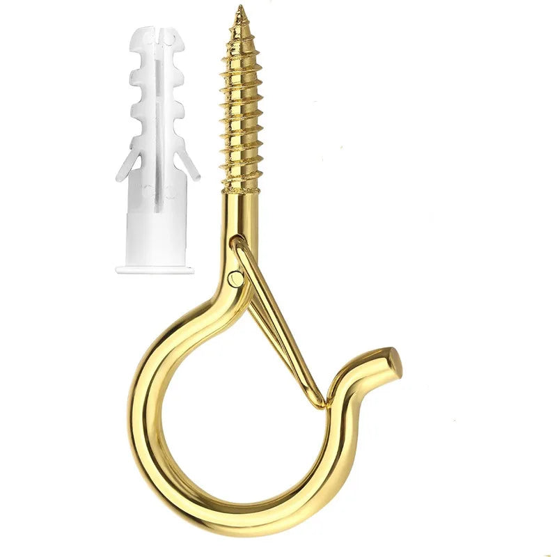 boucles suspension vis fixations noires blanches dorées argentées modernes fonctionnelles