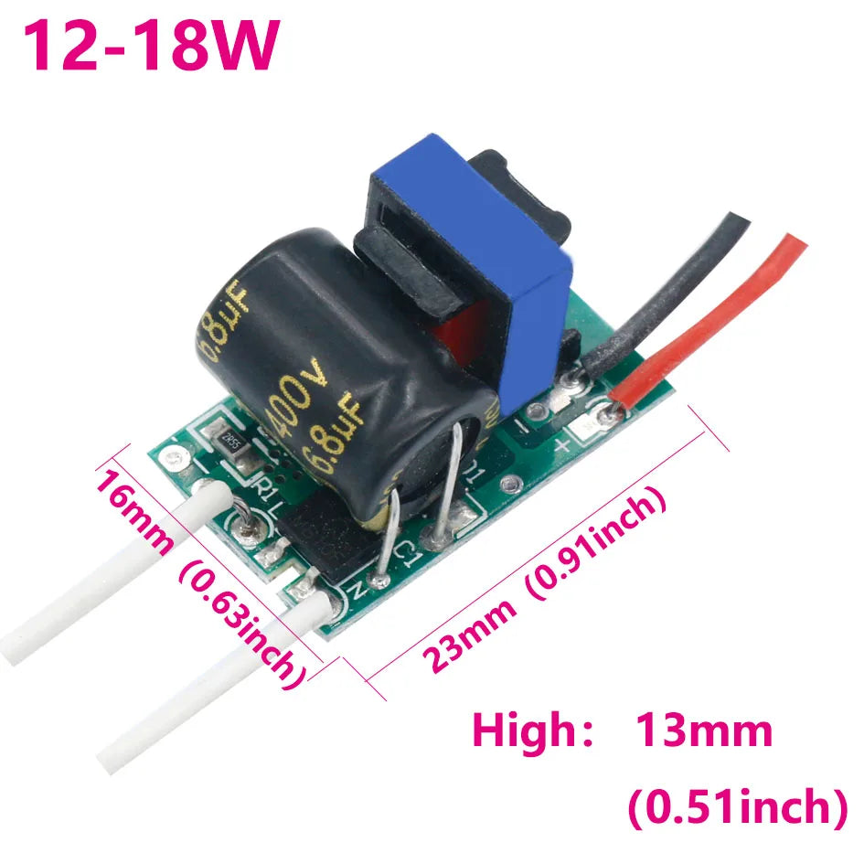transformateur led non isolé 7w 9w 12w 12 18w 18 24w 24 32w tension