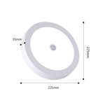 plafonnier led rond moderne blanc capteur mouvement interrupteur tactile salon cuisine