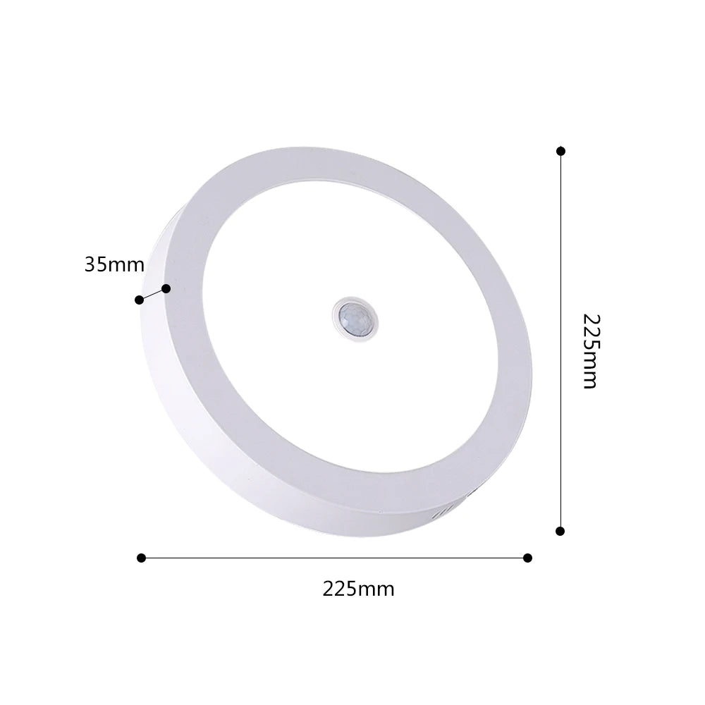 plafonnier led rond moderne blanc capteur mouvement interrupteur tactile salon cuisine