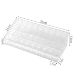 présentoir maquillage boîtes transparentes moderne 36 compartiments acrylique rechargeable