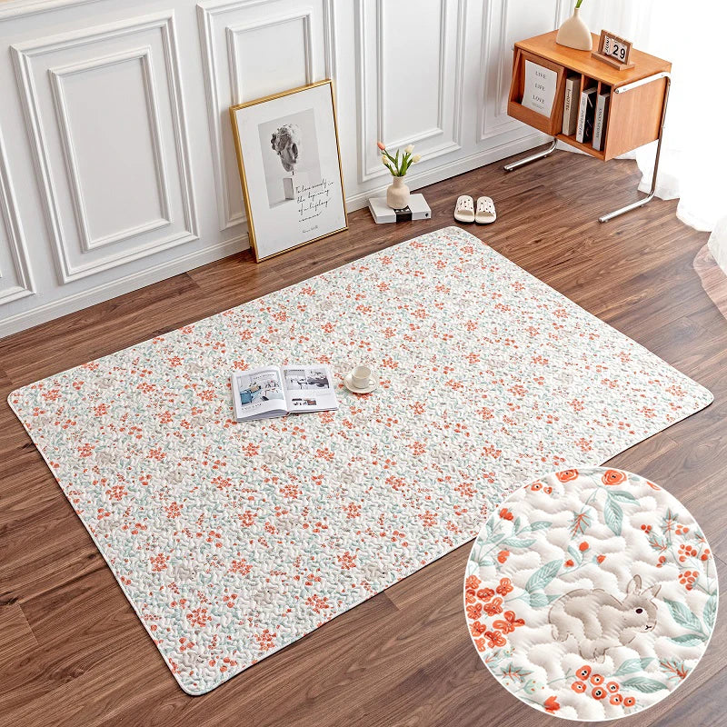 tapis sol animal compagnie coussin cage lapin cochon dindon mat doux imprimé animaux mignons