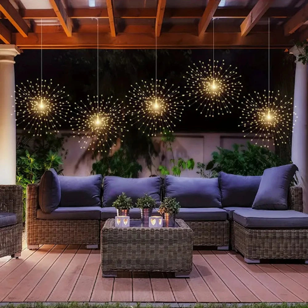 guirlande lumineuse multicolore étoiles usb moderne fête noël partage commandes distantes