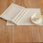 serviettes table imprimées branches oiseaux beige vert classiques respectueuses environnement pasteuriales 13x19 pouces