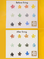 crayons sous glaçe 12 couleurs noires blanches bleues vertes orangées rouges marrons grises roses