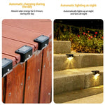 lampe solaire moderne adhésive led noir marron blanc extérieure jardin patio balcon