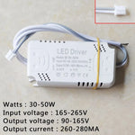 driver led blanc moderne 165 265v ac 80w transformateur éclairage fonctionnel