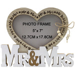 cadre photo bois coeur moderne mr mrs clips decoration valentin mariage famille erotique