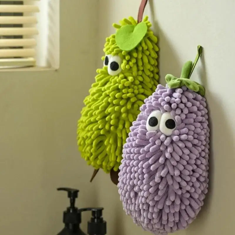 gant toilette vert violette peluche brossée décoratif animé ruban adhésif erotique chambre erotique erotique