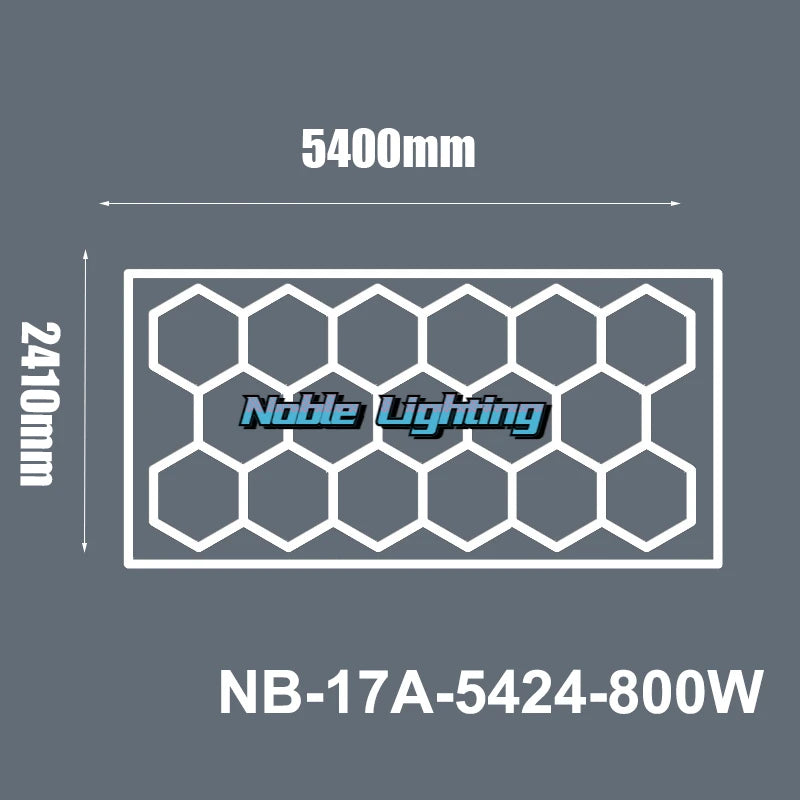 plafonnier led hexagonal moderne structure géométrique blanc lumineux 2000 lumens