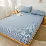 housse matelas gris uni extensible anti acariens lit double coton polyester moderne
