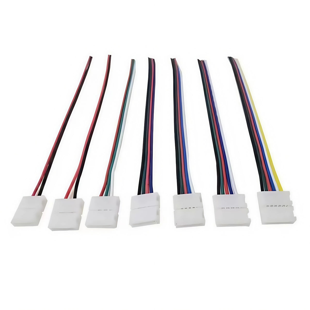 ruban led broches 10 pieces noir blanc rouge vert bleu adhésif 8mm 10mm moderne