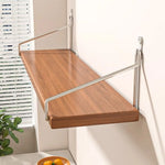 étagère murale bois moderne clips magnétiques suspension multiple rangement décoration horloge livres