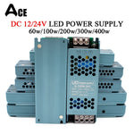 alimentation led 12v 24v 60w 100w 200w 300w 400w transformateur perfo bleu moderne