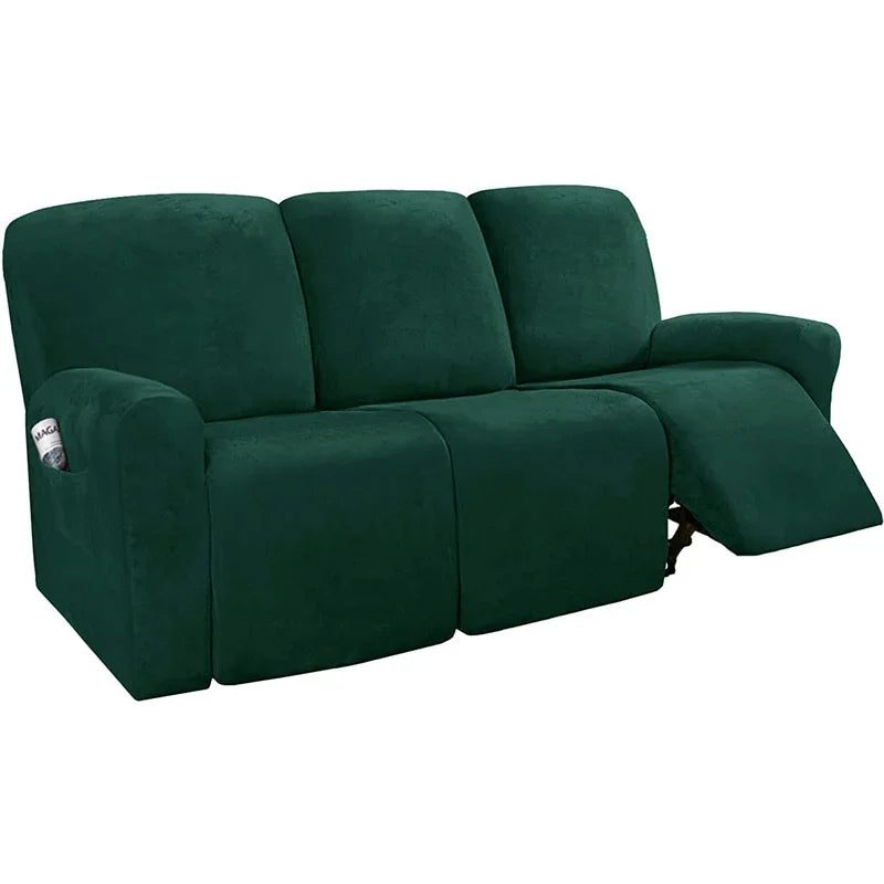 housse canapé velours moderne vert foncé bleu clair beige gris inclinable placesversible machine