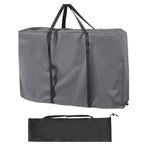 sac rangement polyester réutilisable tables pliantes noir gris utilitaire voyage