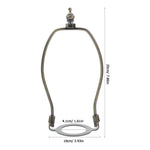 boucle cheval argentée classique support abat jour lampe détachable réparation accessoire éclairage porte ampoule