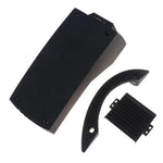 accessoire voiture noir moderne grille ventilation anneau fixation plaque protection
