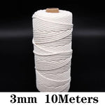 corde macramé coton blanc naturelle décoration murale artisanale bricolage rustique textile
