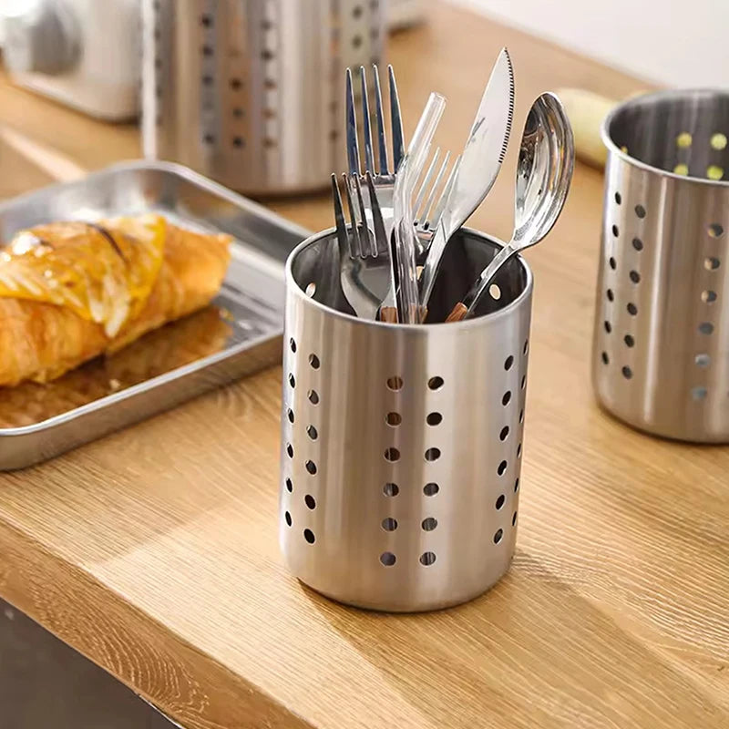 organisateur cuisine rangement couverts égouttoir fourchette cuillère couteau support baguettes ustensiles moderne minimaliste