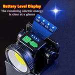 lampe frontale solaire rechargeable usb haute luminosité étanche camping pêche running