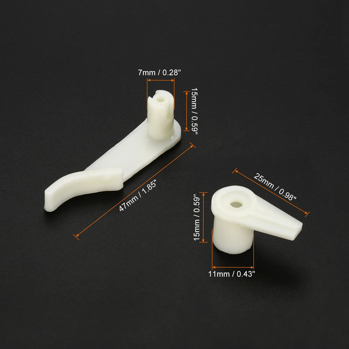 clips fixation blanc plafonnier vis led abat jour accessoire éclairage pratique utilitaire