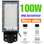 projecteur led lampe rue moderne étanche ip65 blanc vis extérieure 220v
