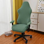 housse chaise élasthanne polyester anti salissures couleurs noir blanc gris moderne ergonomique adjustable roulettes