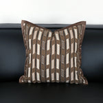 housses coussins carrés nordique motif chevaux géométrique beige marron adhésifs modernes decoration maison voiture