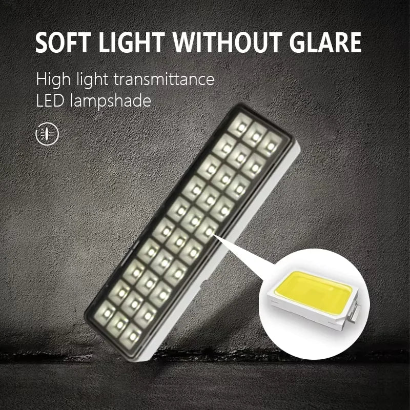 lampe d'urgence 30 led rechargeable fixation murale mode secours lumière sécurité nhà cửa