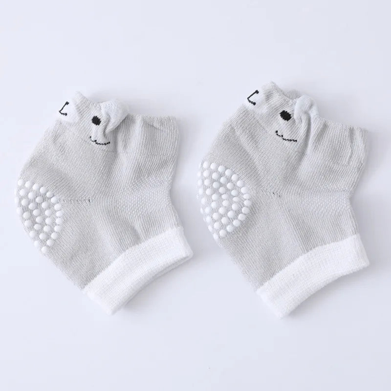 protège genoux bébé jaune orange bleu gris rose animaux oiseau tigre blanches sécurité enfants