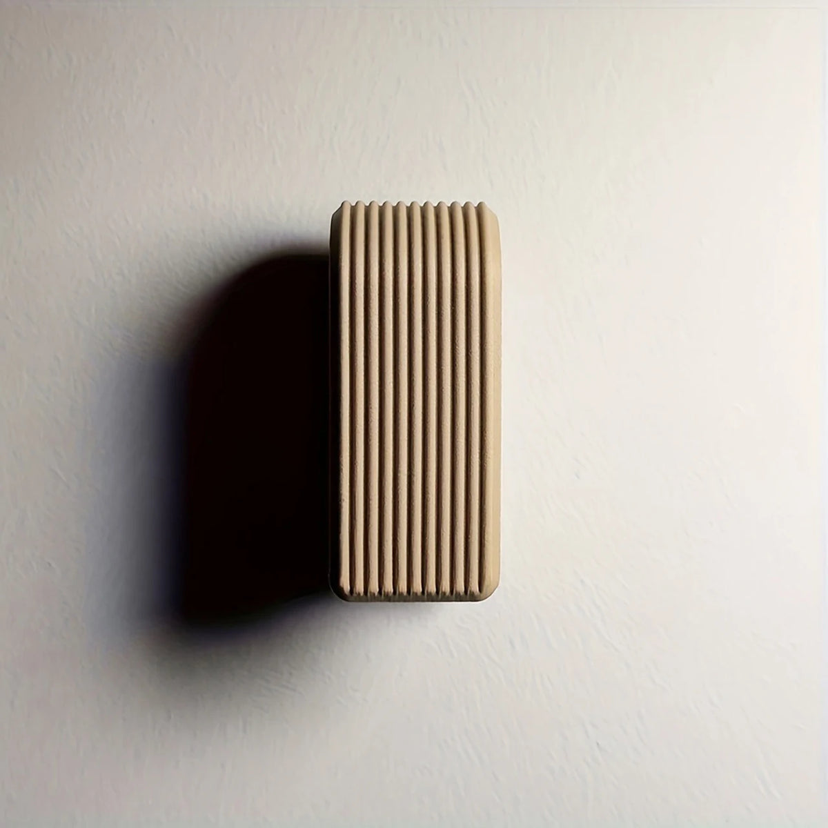 porte serviettes mural adhésif moderne rayures verticales beige blanc noir