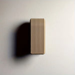 porte serviettes mural adhésif moderne rayures verticales beige blanc noir